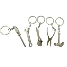 На данный момент доступны прямые волосы мини модель металлические брелки для ключей, крутой брелок Sub-разводной гаечный ключ инструмент брелок