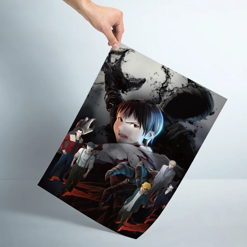 Ajin Manga Vs Anime, Ajin Anime Poster, Manga Print, Manga Japanese