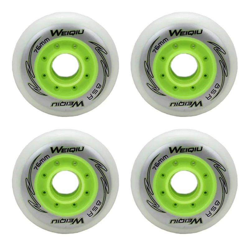 Inline skates wheels 85A 80mm 76mm 72mm skating wheel tire for SEBA FSK Slalom HV High KSJ IGOR ruedas ABEC7 bearing spacer 4pcs