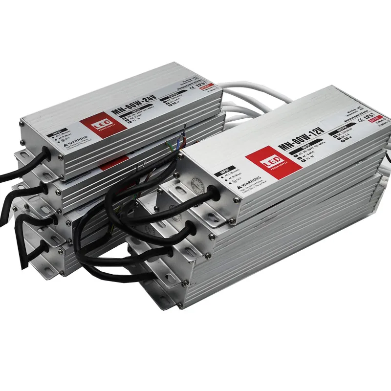 Светодиодный драйвер DC12V 24V IP67 водонепроницаемый световой трансформатор для