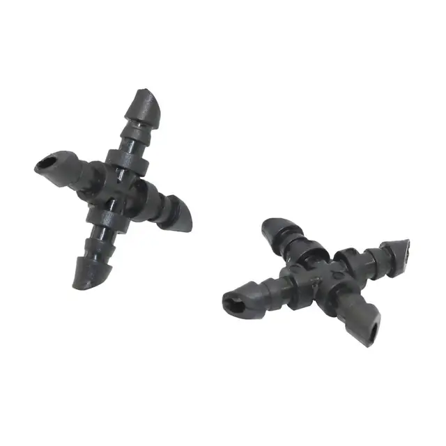 20 Dcs 4/7 Mm Tömlő Ferde Fejcsatlakozók Szögesdús Könyök Kereszt -Csatlakozó Kerti Öntöző Csatlakozó Szerelvények - Image 3