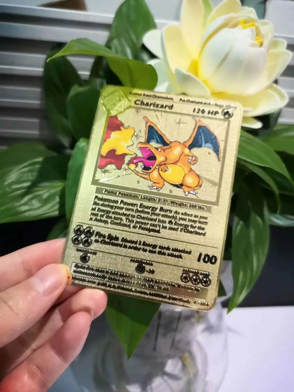 Новинка, Покемон го, цветная металлическая битва, Покемон, карты, Mewtwo, Пикачу; Чаризард, коллекция, подарок для детей, Покемоны, игрушки - Цвет: jinsepenhuolong