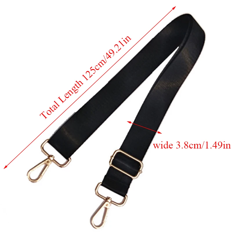 Rainbow Belt Bag Strap for Women Shoulder Handbags Decorative Handle Adjustable Wide Strap Parts for Bag Accessories Obag Handle