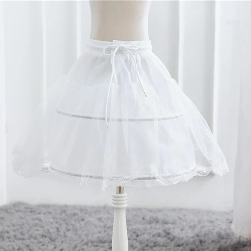 Petticoat Нарядное платье принцессы Эльзы для маленьких девочек от 4 до 10 лет, одежда для девочек Карнавальный костюм Эльзы Рождественская вечеринка на Хэллоуин с короной - Цвет: Petticoat