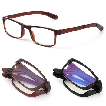 

Folding Reading Glasses Men Women PortableUrltra-Light Antifatigue Presbyopic Eyeglasses Diopter +100~+400 Presbyopic Glasses