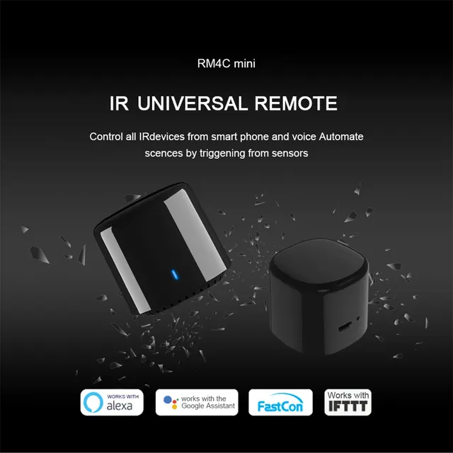  BroadLink Remote Sensor Accessory, Works with RM4 Mini and RM4  pro Smart Remote, Temperature and Humidity Monitor USB Cable : Tools & Home  Improvement