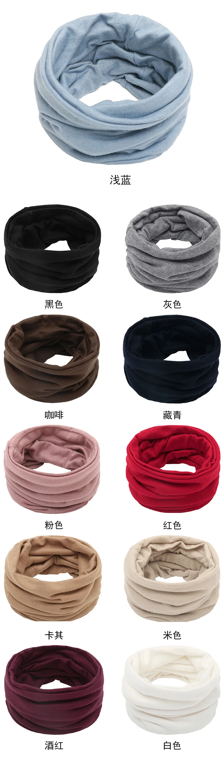 New Winter Warm Knitted Neck Warmer Casual Women Men Scarf Wrap Outdoor Ski Climbing Scarf For Men Women Children Cotton Scarves