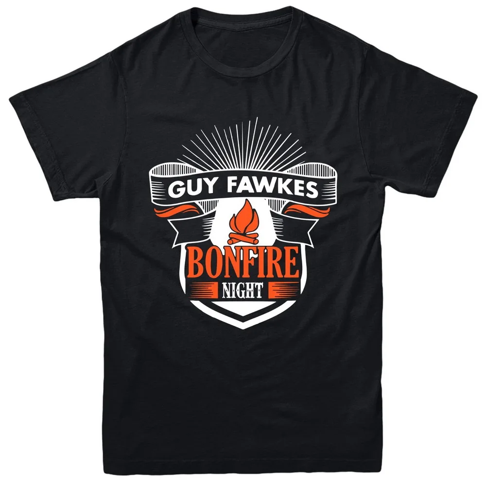 Футболки Guy Fawkes футболки Bornfire Night Vendeta праздничный подарок для взрослых и мужчин
