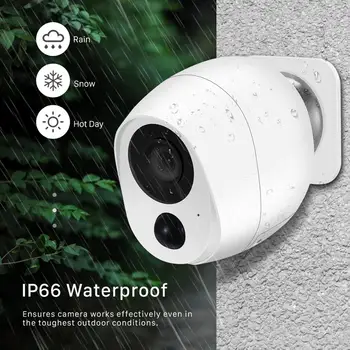

1080P WiFi Camera 2pcs 3000mAh Battery Powered 2 0MP HD Outdoor Wireless Security IP Camera Surveillance