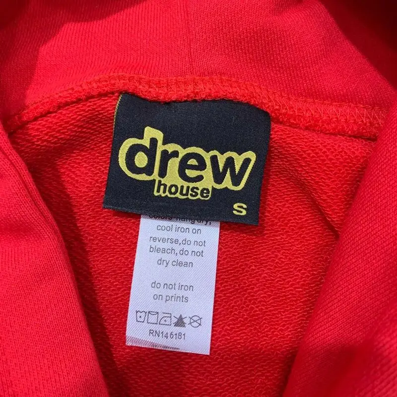 Толстовки для дома Drew, цветная толстовка с логотипом drew, Мужская Уличная Толстовка в стиле хип-хоп kanye west DREW house, Мужской пуловер wo men