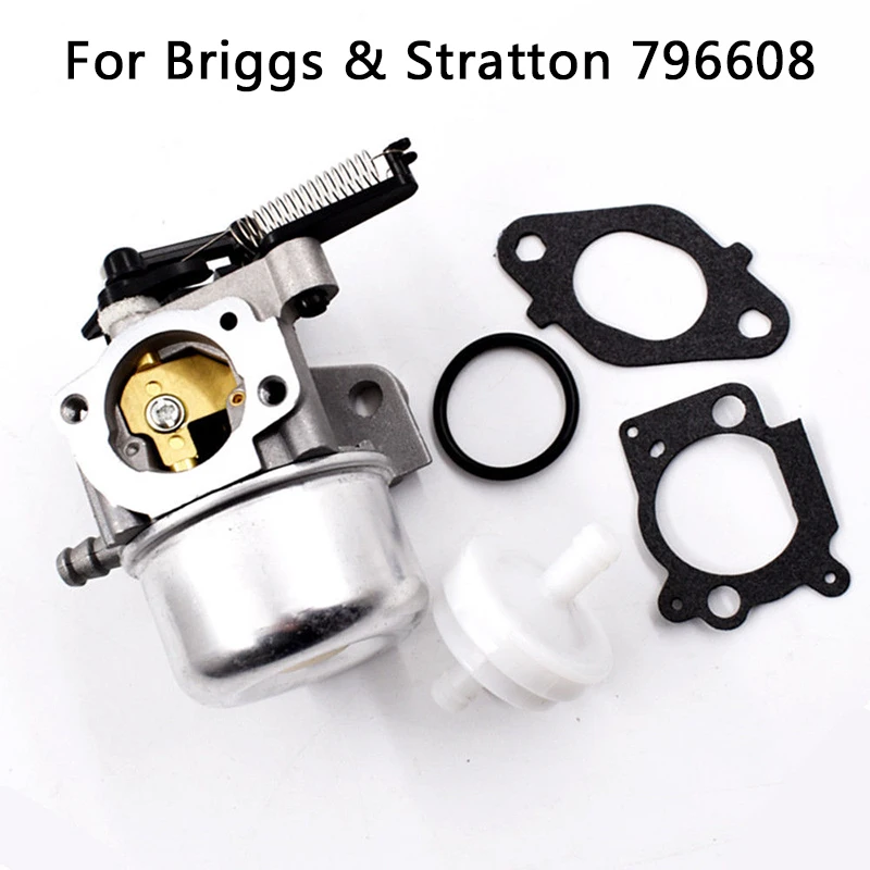 

Set Carburetors Fuels Filters Rubber Ring For Briggs Stratton 796608 Select 111000 11P000 121000 12Q000 Power Tools Accessories