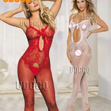 Сексуальная кружевная рыбья сетка Косплей Пижама Нижнее белье Babydoll платье нижнее белье полупрозрачные сорочки Teddies пижамы костюмы 9027