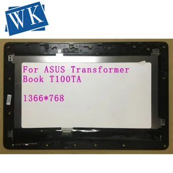 

For ASUS Transformer Book T100 T100TA assembly yellow Cable LCD display+Touch Screen Digitizer with frame