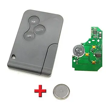 

Renault - Llave más sistema electrónico, con 3 botones, para Renault Mégane 2 Scénic