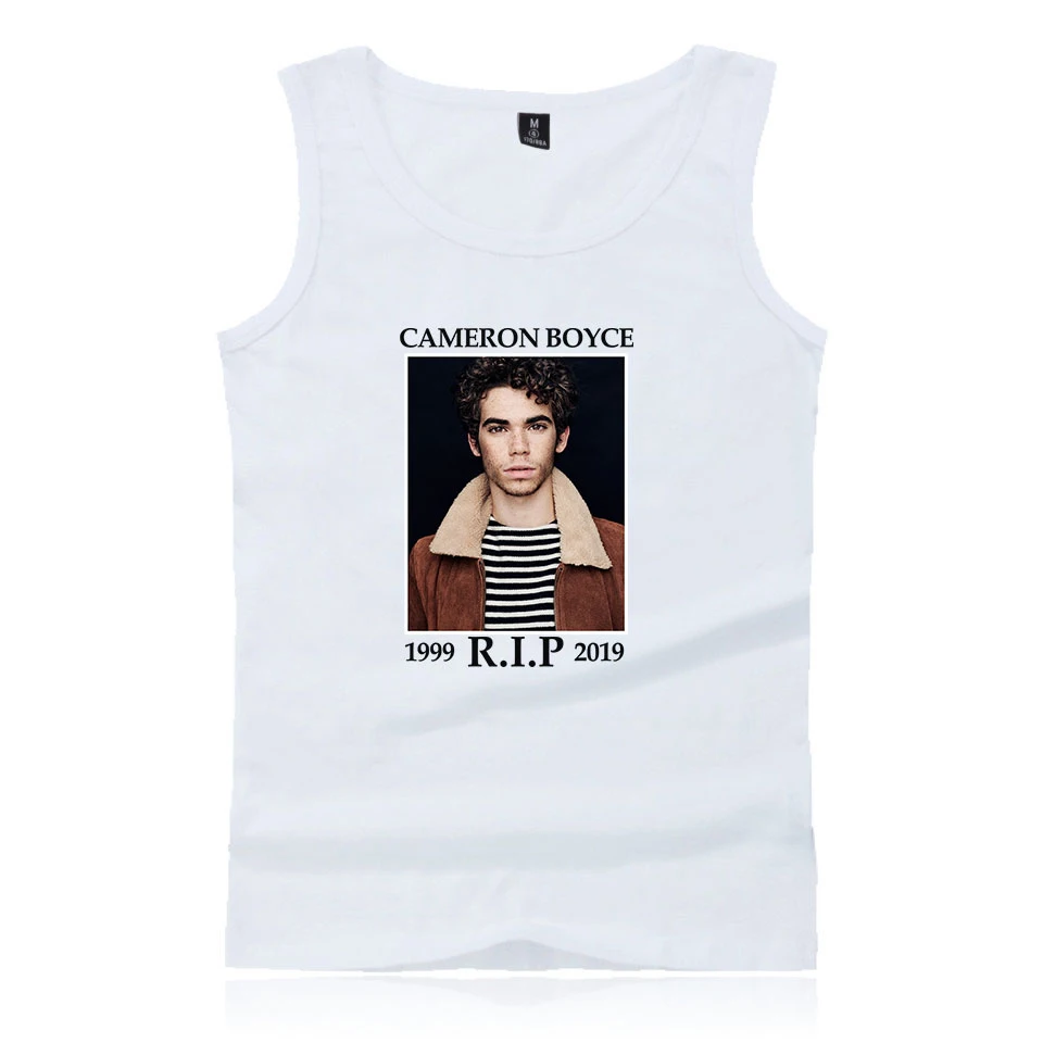 Кэмерон Бойс R.I.P кофта с круглым вырезом Топы на бретельках Для мужчин летняя Модная Повседневная Удобная хлопковая куртка свободного кроя без рукавов жилет, распродажа