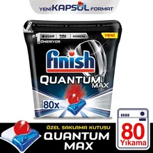 Frete grátis acabamento quantum max máquina de lavar louça detergente 80 cápsulas caixa armazenamento privado presente