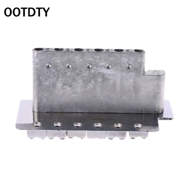 OOTDTY 1 Set 6 Strings Chrome Guitar Tremolo Bridge With Bar For FD ST suit for guitar
