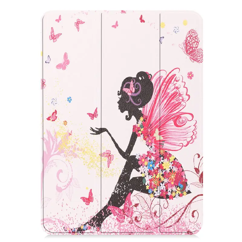 Чехол для iPad Pro 1"() Smart Cover Funda для нового iPad Pro 11 дюймов принт шаблон складной Стенд Coque Shell+ пленка+ ручка