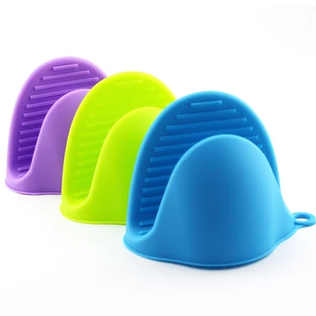

Insulated Heat Hot Plate Clip 1 PCS Microwave Oven Gloves Thicken Anti-scald Kitchen Organizer Silicone Pot Clips
