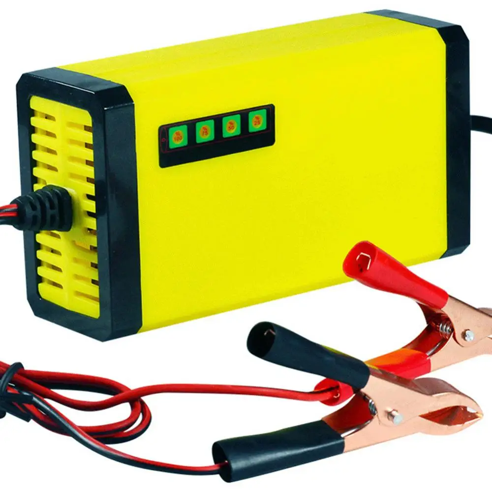 80% Hot !!! Portable 12V 2A Power Supply LED Display Auto Car Motor Battery Charger Adapter