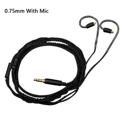 Легкий беспроводной Bluetooth кабель для наушников Замена с или нет разъем для микрофона Спорт использование аксессуары для TRN V10 V20