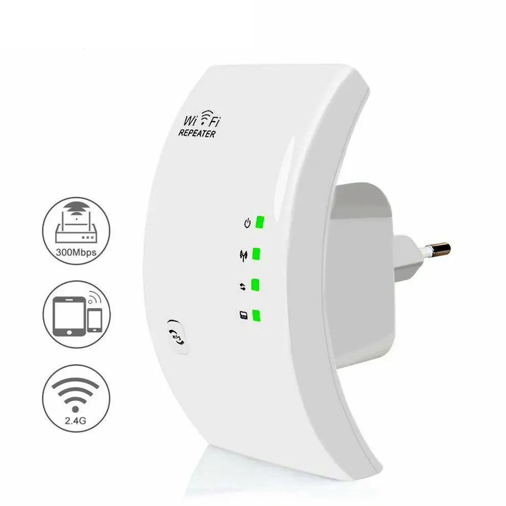 

Wireless WIFI Repeater 300Mbps Wifi Extender Long Range Wifi Signal Amplifier