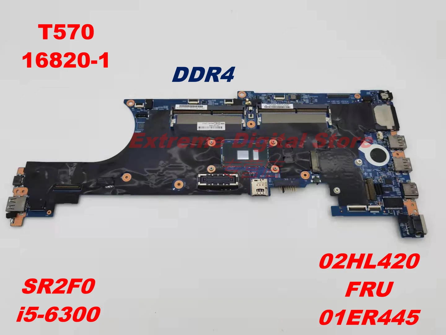 Integrated motherboard 16820-1 is applicable to Lenovo notebook t570 P51s CPU: i5-6300 100% tested before shipment | Компьютеры и офис