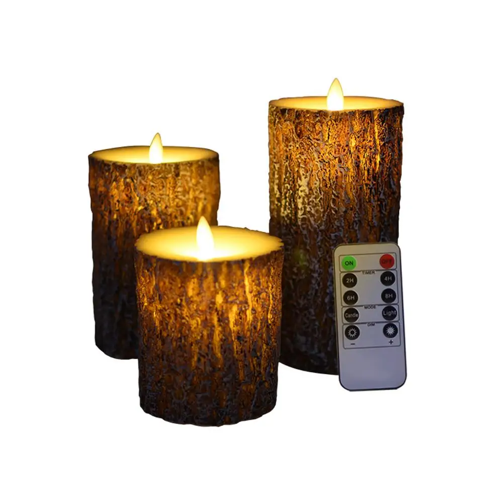 

Bright Led Bulbs Battery Operated Led Electronic Candle Led Bulbs Winter Wood Remote Control Electronic Candle Innovagoods