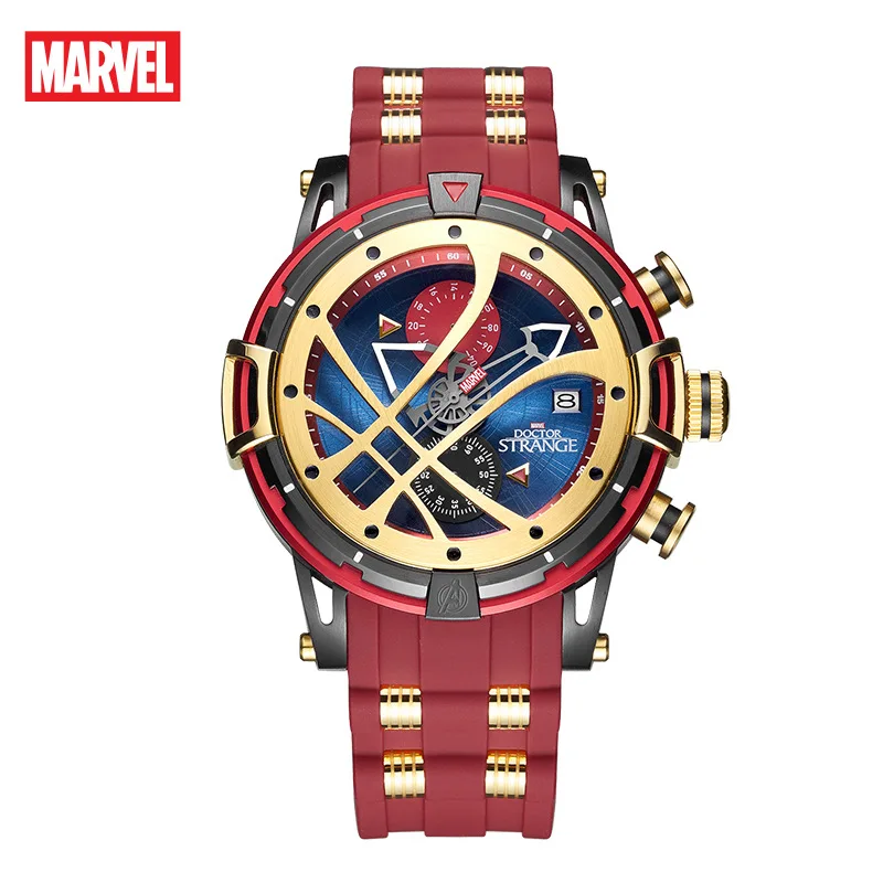 US $253.21 Original Marvel Mens Watch Iron Man Waterproof Quartz Watch Limited Edition Multifunctional Mens Watch Luxury Watches