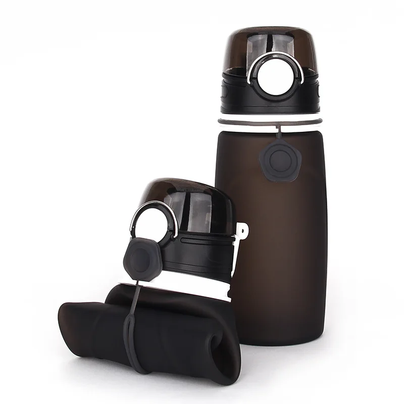 

Sports Bottle Silica Gel Portable Kettle Outdoor Portable Bottle Edible Silicon CHILDREN'S Cups