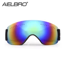 Новые мужские лыжные очки пылезащитные противотуманные лыжи очки Uv400 ветрозащитный, для открытого спорта для женщин лыжные очки