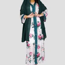 

White Dress Women Moroccan Abaya Turkish Muslim Ribbon Spring Summer Ethnic Maxi Long Vestidos Dubai Islamic Party Kaftan Femme