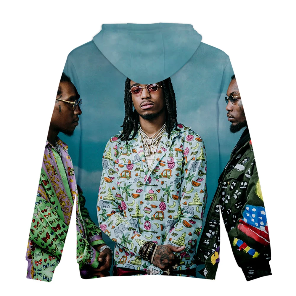 Migos Rapper/3D толстовки для мужчин/wo мужчин/детей, Весенняя Новинка, модная классическая толстовка с длинными рукавами и принтом, толстовка с 3D рисунком Migos