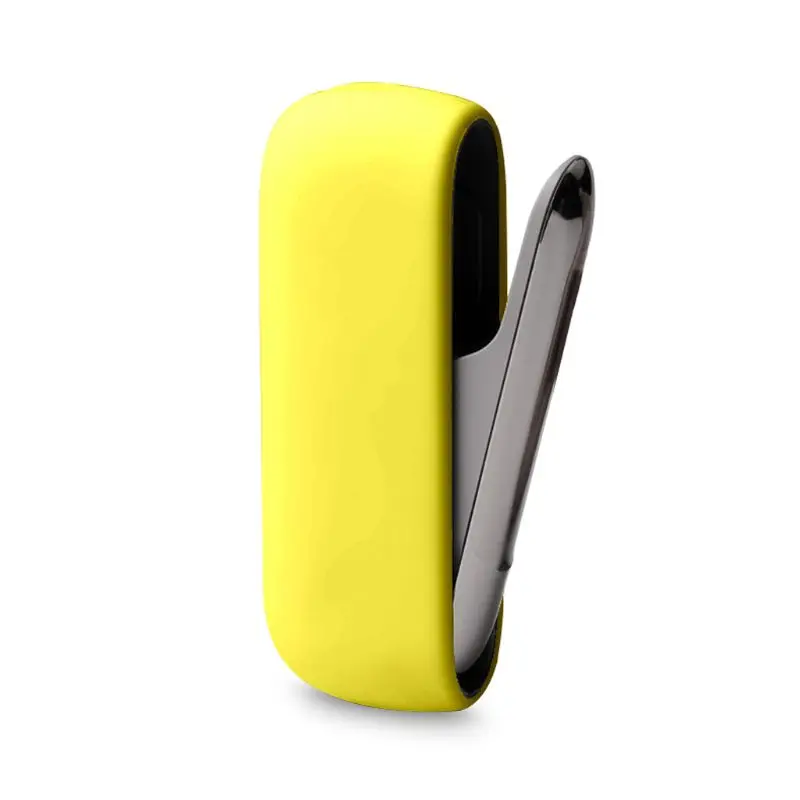 Мини Портативный мягкий силиконовый защитный чехол тонкий чехол для переноски для IQOS 3,0 аксессуары для сигарет - Цвет: Цвет: желтый