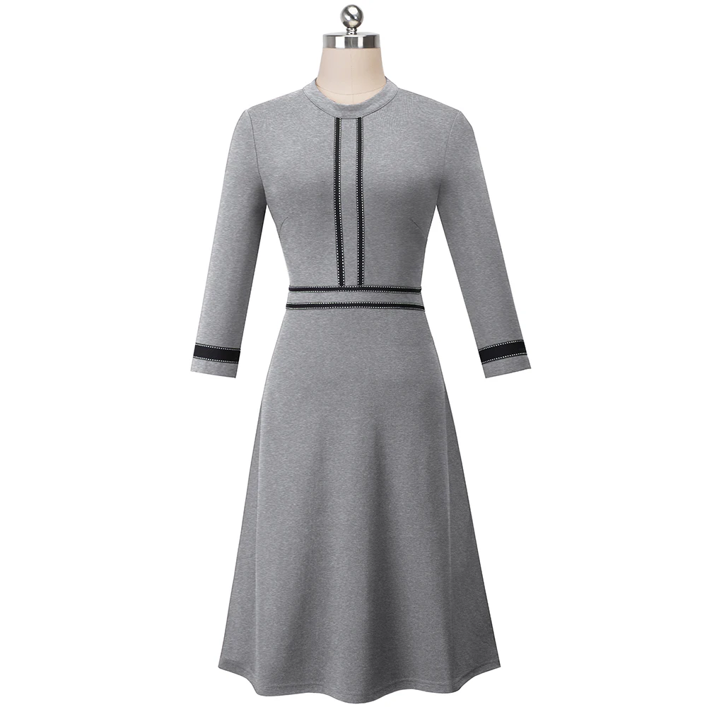 Ayowangyina, винтажное, элегантное, лоскутное, круглый вырез, Pinup, для женщин, Vestidos, Бизнес Стиль, вечерние, расклешенное, а-силуэт, Ретро стиль, женское платье, A135