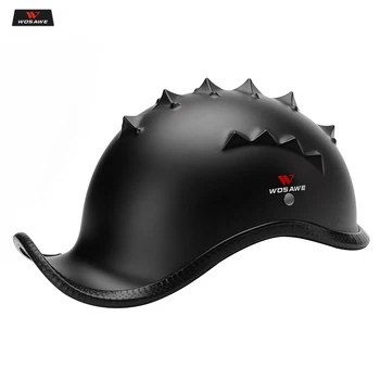 

WOSAWE Adults Motorcycle Helmet Open Face Retro Half Helmet Motorbike Helmet MOTO Racing Off Road Helmet Safety Head Protection