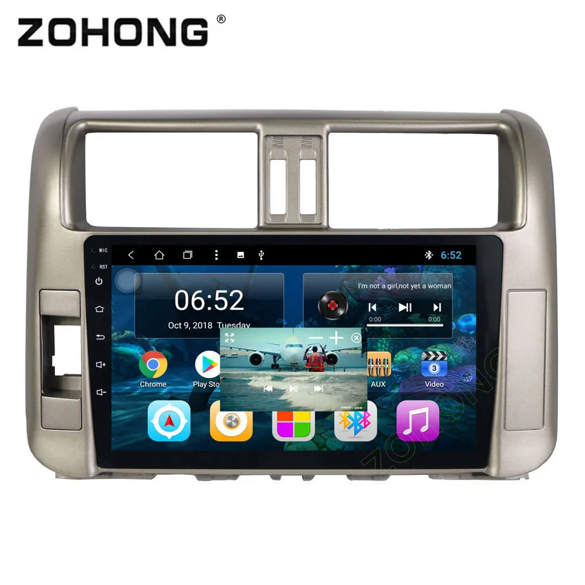PIP Octa 8 ядерный 2+ 32 ГБ Android автомобильный мультимедийный dvd-плеер для Toyota Land cruiser Prado 150 LC150 Автомобильная Радио Навигация стерео карта
