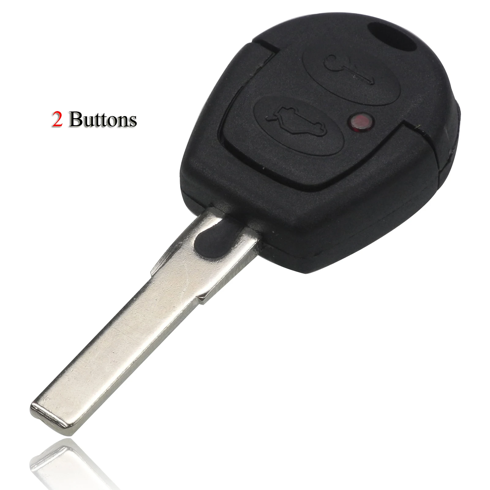Kutery корпус для автомобильного ключа VW Polo Golf Sharan сиденья Skoda Fabia Octavia 2 кнопки чехол