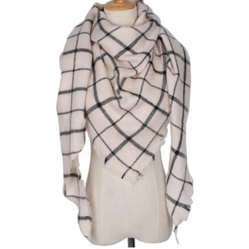 Gentillove, зимний кашемировый шарф, женский шарф, плед, одеяло, новинка, дизайнерская женская треугольная Пашмина, шали и шарфы - Цвет: 31