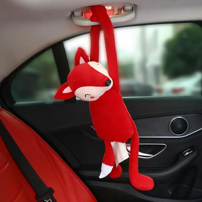 

2019 Pippi Monkey Paper Tissue Box Cute Cartoon Animal Napkin Box Paper Boxes For Car Napkin Holder