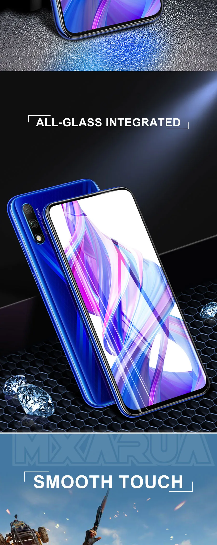 9H закаленное стекло для huawei Honor 20 9X 8X 8A 8C 9i 10i 20i V20 V10 V9 Play Защитная пленка для экрана