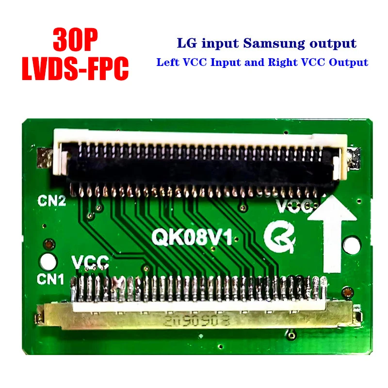 Lvds para Fpc Placa de Sinal Sam para lg 30pin para 30pin Fpc para Lvds lg para Sam Pces Cabo Conector Adaptador Ffc 10 hd - Image 3