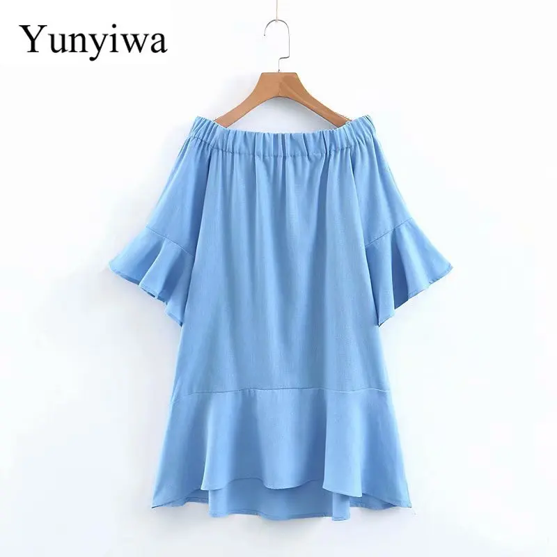 2020 элегантное женское сексуальное платье с открытыми плечами каскадные оборки