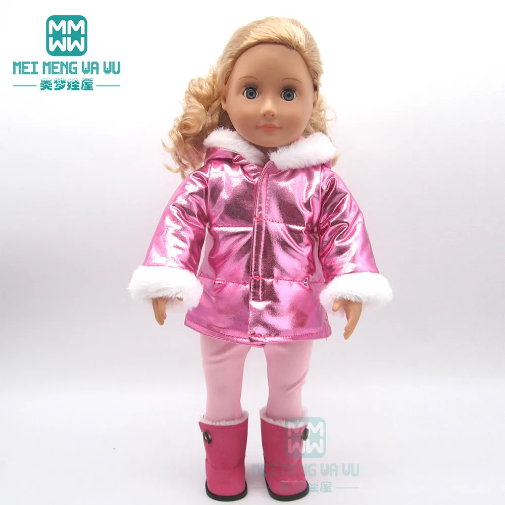 

Clothes for doll fit 18inch 45cm American doll Fashion Down jacket Fleece jacket