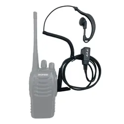 1 шт. Baofeng UV-5R наушники Ушные крючки наушник переговорные Mic PTT гарнитура для UV-82 UV-5/6 BF888S ES двухстороннее радио