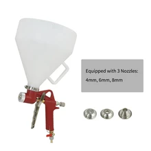 Воздушный бункер распылитель Аэрограф краска ing инструмент текстуры гипсокартон стены потолки краски опрыскиватели 1,45 галлонов бункер краски пистолет 3 насадки