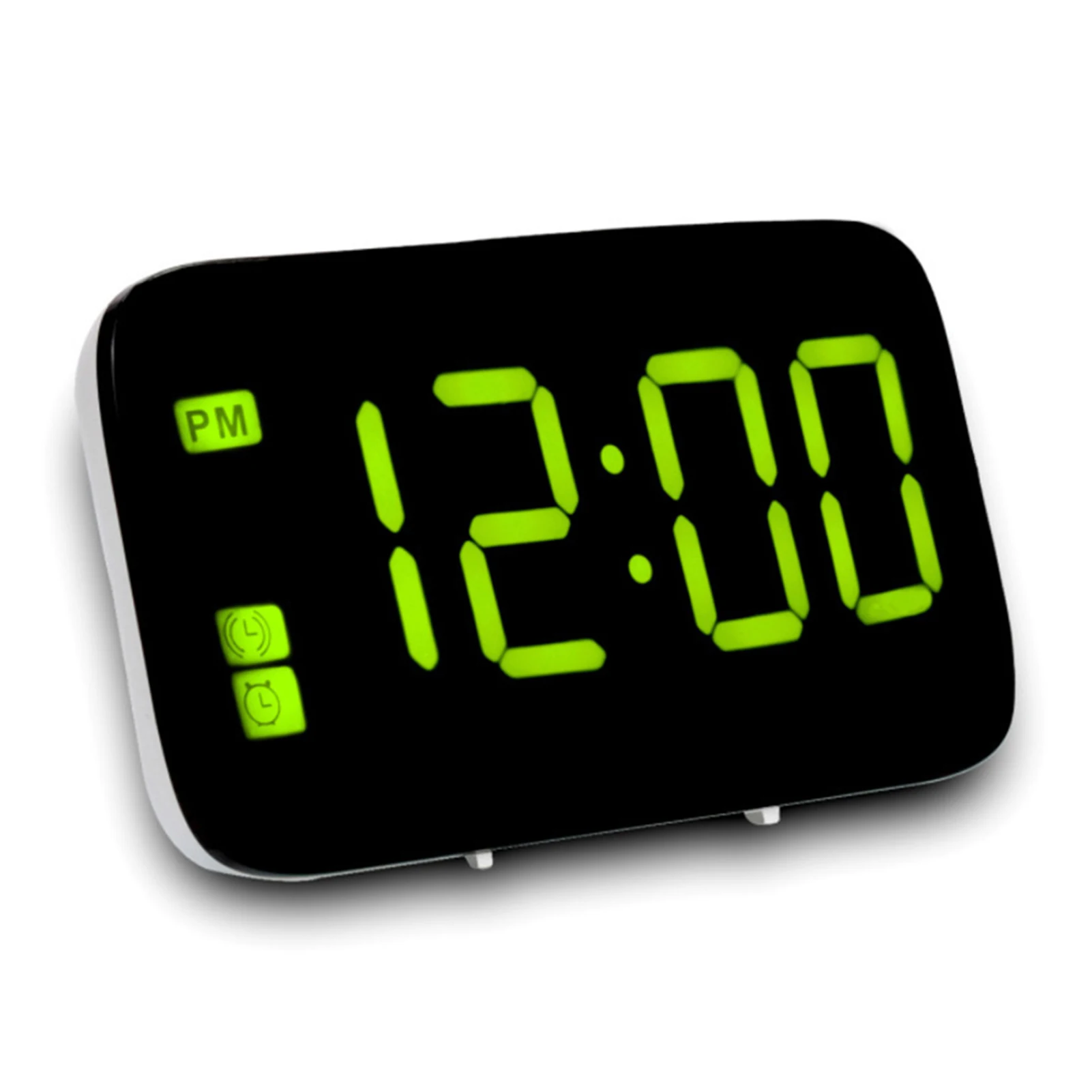 2in1 LED Digital Alarm Clock USB Snooze Table Clock Electronic Clock Thermometer 