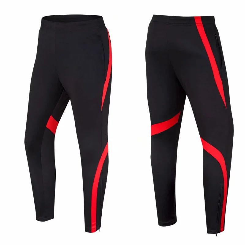 Running Pants Soccer Pants Mens kids Soccer Training Trousers Two Pockets Outdoor Bottoms Sport Gym Fitness Workout