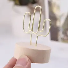 Memo Card фото сообщение фото клип Примечание зажим стол цифры круглый деревянный держатель для свадебной вечеринки