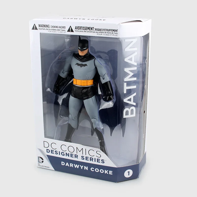 

18CM COMICS Darwyn Cooke Batman SuperHero PVC Figure Model Toys Doll